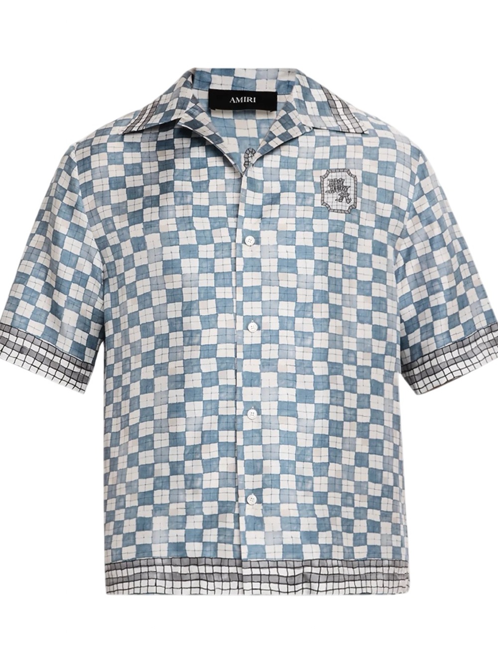 AMIRI SILK BUTTON UP SHIRT